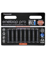 Panasonic Eneloop Rechargeable AA PRO Batteries 8 Pack (8 PK)