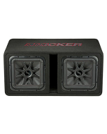 Kicker DL7R122 Dual 12" Ported Subwoofer Enclosure