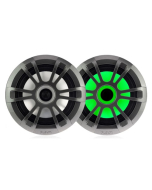 Fusion EL Series 6.5" 80 Watt Full Range Shallow Mount Marine Speakers with LEDs