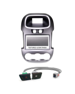 Aerpro Double Din Facia Kit to Suit Ford Ranger PX Metallic Charcoal Textured
