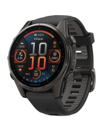 Garmin Fenix 8 Sapphire Smartwatch - Carbon Grey Titanium w Black Band 43mm