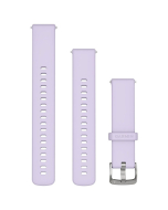 Garmin Quick Release 18mm Silicone Watch Band - Periwinkle w Silver Hardware