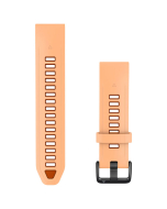 Garmin QuickFit 20 Silicone Watch Band - Shell Pink/Autumn Orange