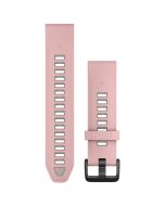 Garmin QuickFit 20 Silicone Watch Band - Dust Rose/Fog Grey