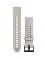 Garmin QuickFit 20 Silicone Watch Band - Fog Grey/Lavender