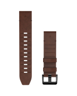 Garmin QuickFit 22 Leather Watch Band - Walnut