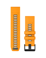 Garmin QuickFit 26 Silicone Watch Band - Spark Orange/Graphite