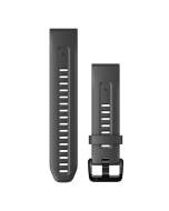 Garmin QuickFit 20 Watch Band in Graphite Silicone