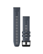 Garmin QuickFit 22 Watch Band - Granite Blue Silicone