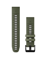 Garmin QuickFit 22 Silicone Watch Band - Moss & Graphite (010-13280-07)