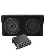 Kicker TRTP102PACK 400W Subwoofer and CXA400.1 400W Amplifier