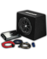 Kicker KKP212 2 Channel 12" C124 Kickpack Amplifiers and Loaded Enclosures Package