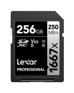 Lexar 1667x UHS-II SDXC SILVER Series SD Card 256GB - LSD256CB1667