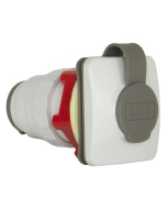 GME MK012W | 6-pin Flush Mount Mic Socket (White)