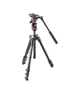Manfrotto MVKBFRLIVET2 BeFree Live Fluid Video Head with BeFree Aluminum Tripod Kitc (REFURB)