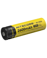 Nitecore NL1826 2600mAh Rechargeable Li-ion Battery