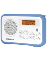 Sangean PR-D18 Portable Digital Radio - White/Blue