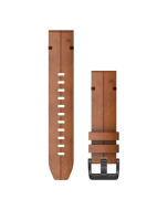 Garmin QuickFit 22 Watch Band - Chestnut Leather