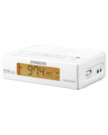 Sangean RCR-5 FM / AM Digital Clock Radio - White