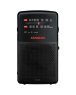 Sangean SR-35 AM/FM Analog Pocket Radio - Black