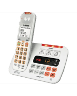 Uniden SS E45W Sight & Sound Enhanced Cordless Handset (White)