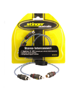 Stinger STI12YM RCA Y Splitter - 1 Female to 2 Male