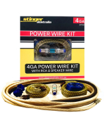 Stinger STK4 Amplifier Wiring Kit 4 Gauge