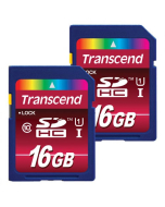 Transcend 16GB TWIN (90/45 MB/s) C10 U1 UHS-I SD Card