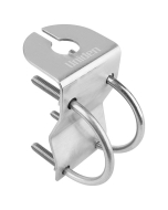 Uniden MBU-02 Glossy Stainless Steel Bull Bar Antenna Mount with Cable Slot