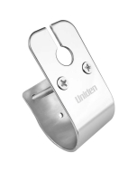Uniden MBU-03 50mm Glossy Stainless Steel Bull Bar Antenna Mount with Cable Slot