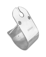 Uniden MBU-04 76mm Glossy Stainless Steel Bull Bar Antenna Mount with Cable Slot