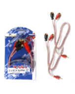 Aerpro WK2221 RCA Splitter 2pcs - 1 Male to 2 Female